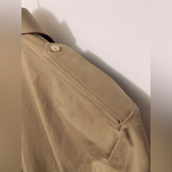 Beige Summer Safari Dress/ Military Shirt - Picture 6 of 7